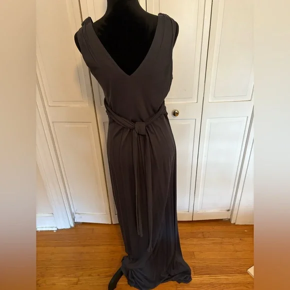 To the Max Charcoal Sleeveless Maxi Dress - Picture 3 of 5